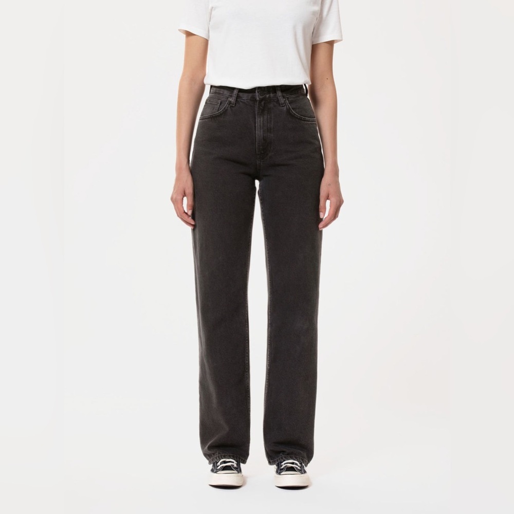Nudie Jeans Clean Eileen - Washed Out Black 26